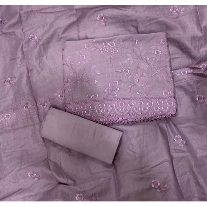 Premium Chikankari Pure Cotton Suit Set