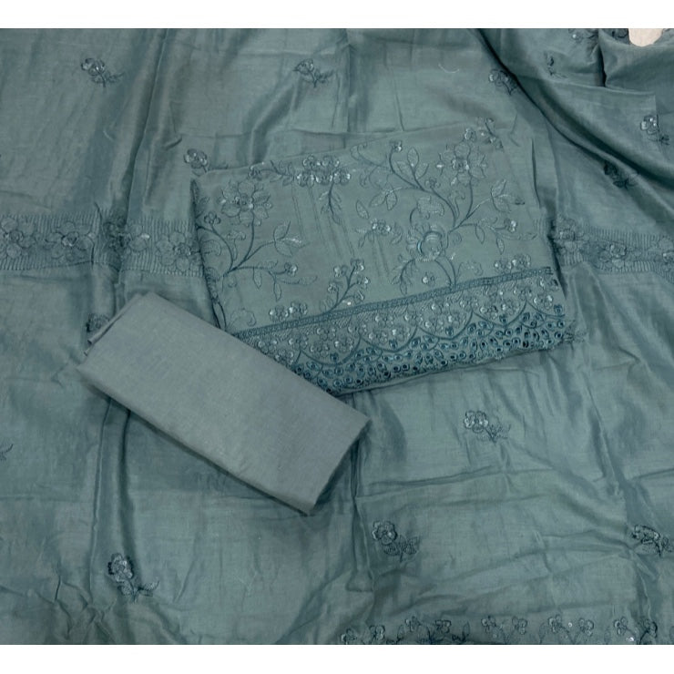 Premium Chikankari Pure Cotton Suit Set