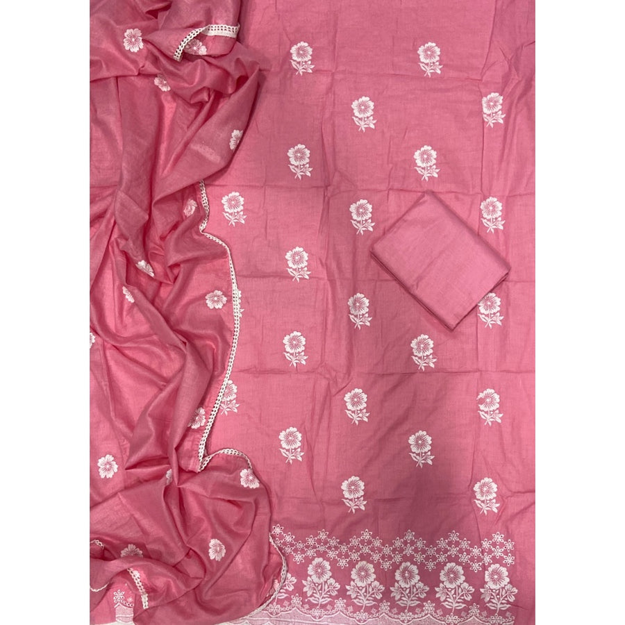 Premium Chikankari Pure Cotton Suit Set