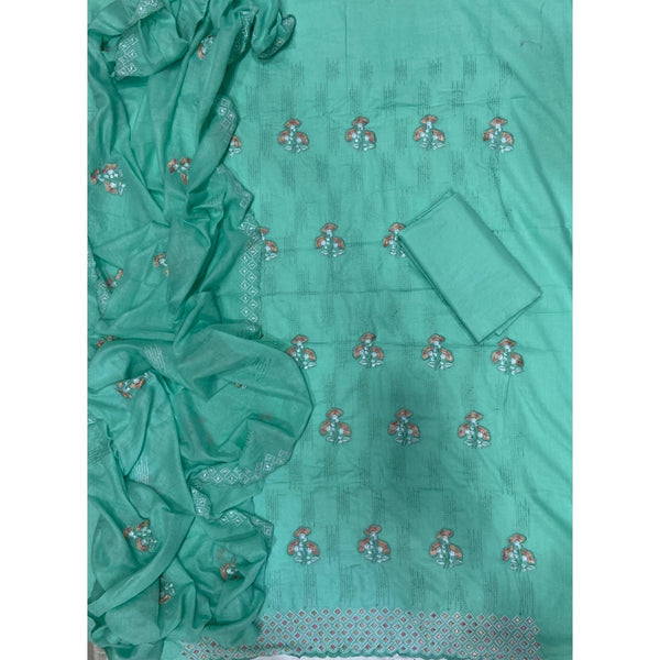 Premium Chikankari Pure Cotton Suit Set
