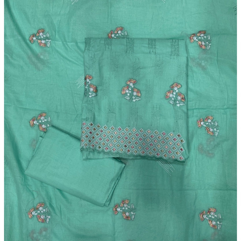 Premium Chikankari Pure Cotton Suit Set