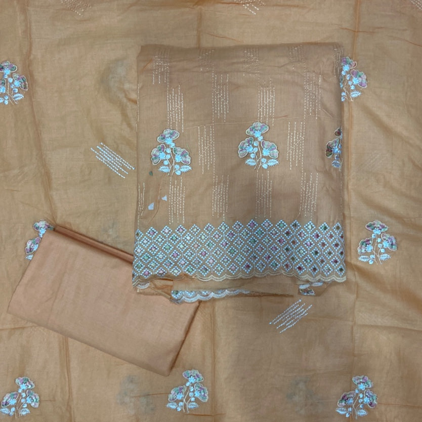 Premium Chikankari Pure Cotton Suit Set