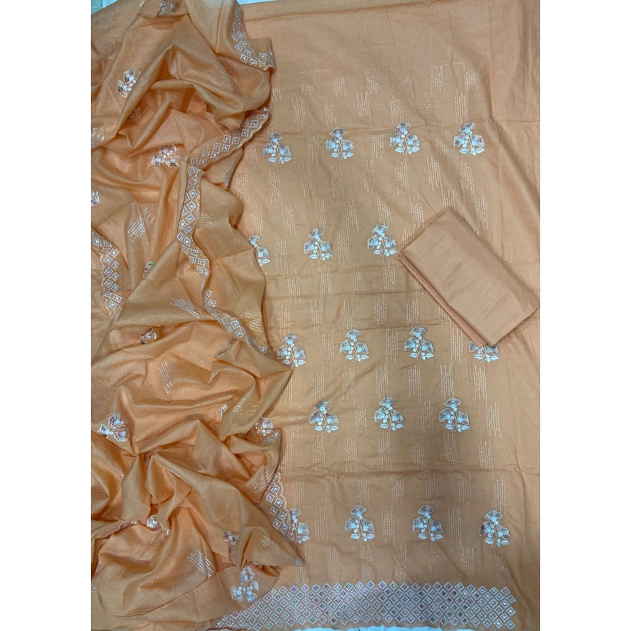 Premium Chikankari Pure Cotton Suit Set
