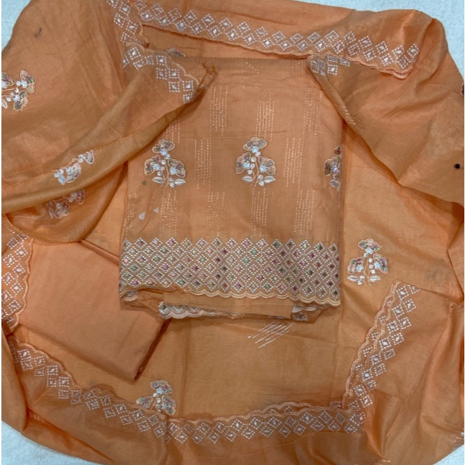 Premium Chikankari Pure Cotton Suit Set