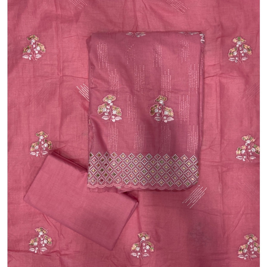 Premium Chikankari Pure Cotton Suit Set