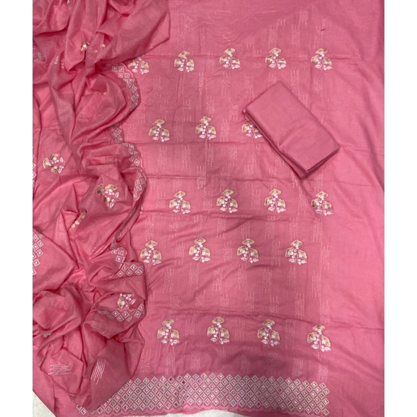 Premium Chikankari Pure Cotton Suit Set