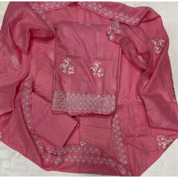 Premium Chikankari Pure Cotton Suit Set