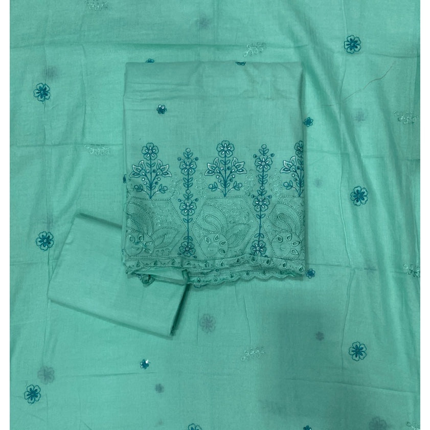 Premium Chikankari Pure Cotton Suit Set