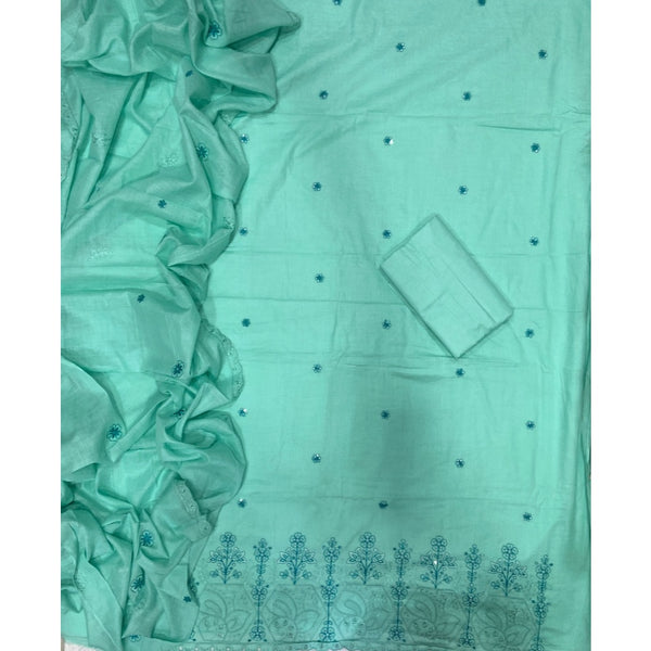 Premium Chikankari Pure Cotton Suit Set