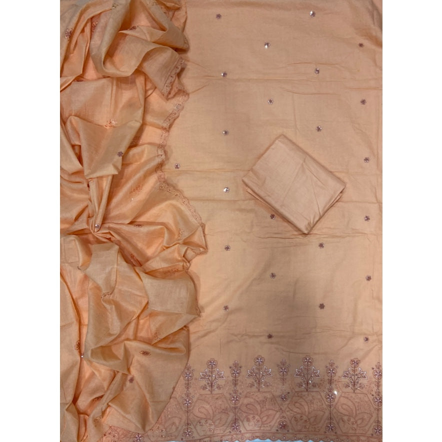 Premium Chikankari Pure Cotton Suit Set