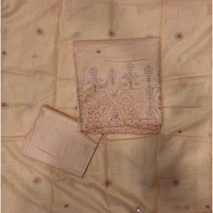 Premium Chikankari Pure Cotton Suit Set