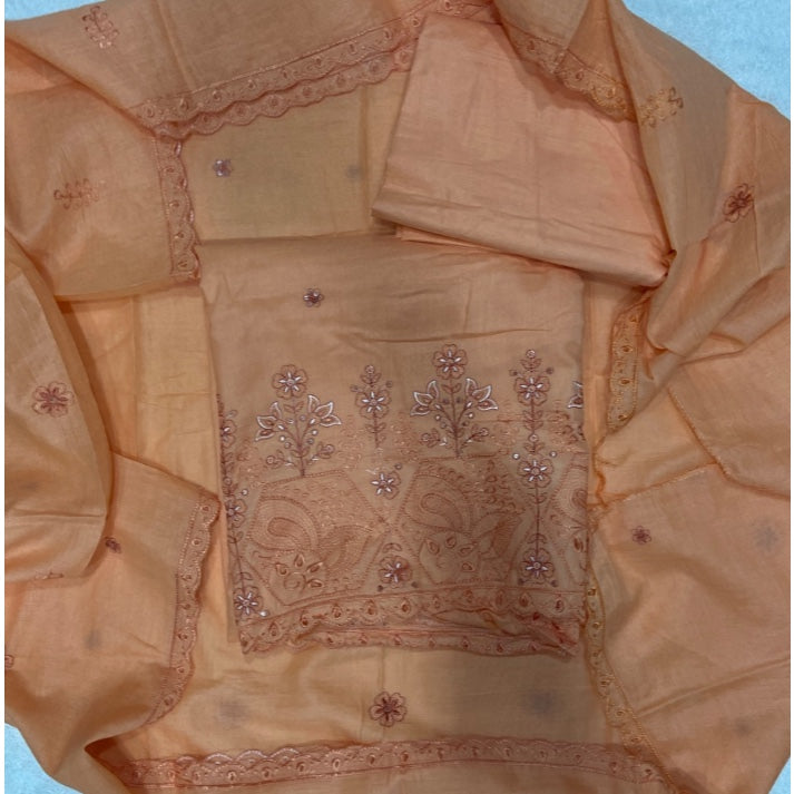 Premium Chikankari Pure Cotton Suit Set