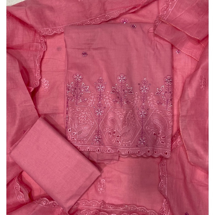 Premium Chikankari Pure Cotton Suit Set