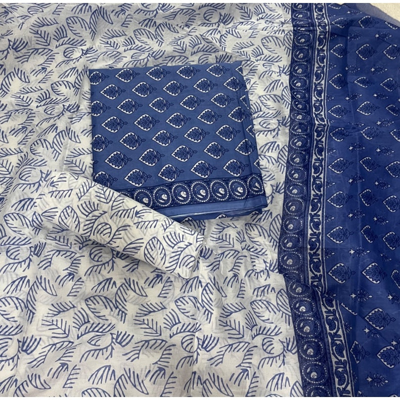 Celestial Pure Cotton Print Suit Set (Luxury Feel)