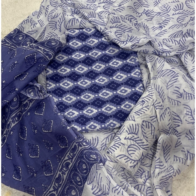 Celestial Pure Cotton Print Suit Set (Luxury Feel)
