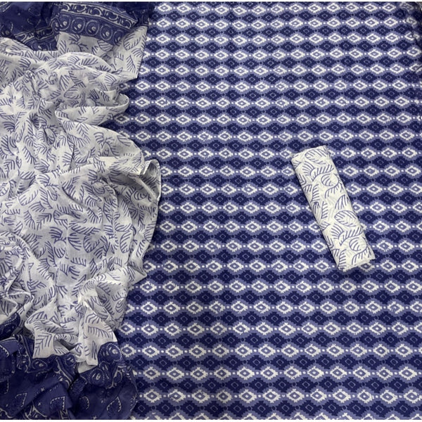 Celestial Pure Cotton Print Suit Set (Luxury Feel)