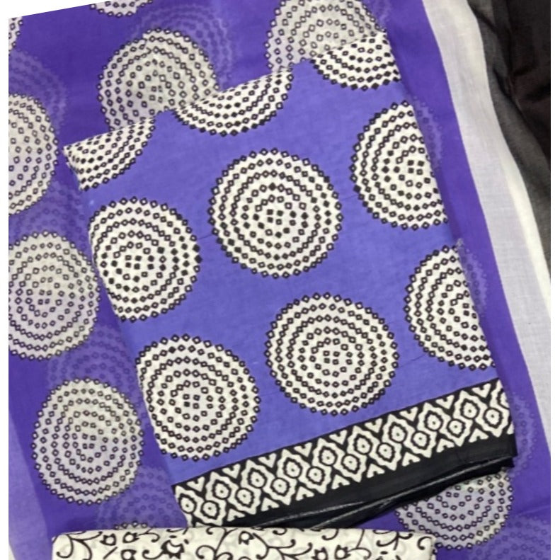 Celestial Pure Cotton Print Suit Set (Luxury Feel)