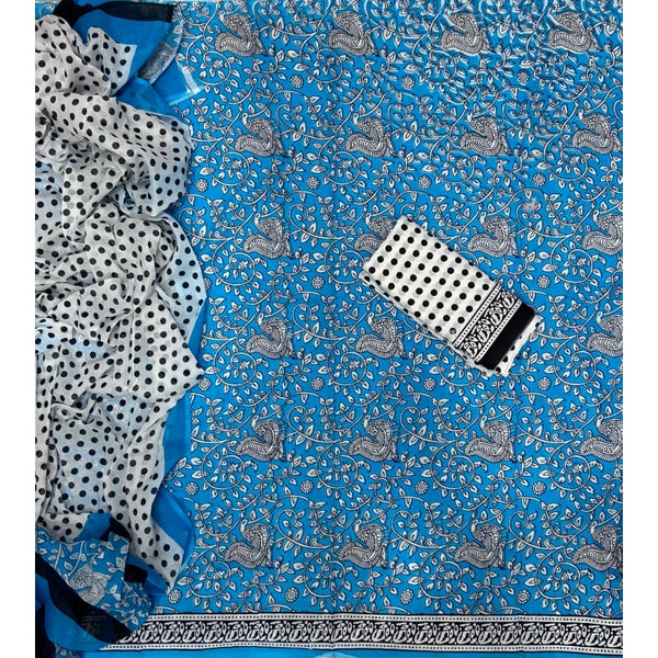 Celestial Pure Cotton Print Suit Set (Luxury Feel)