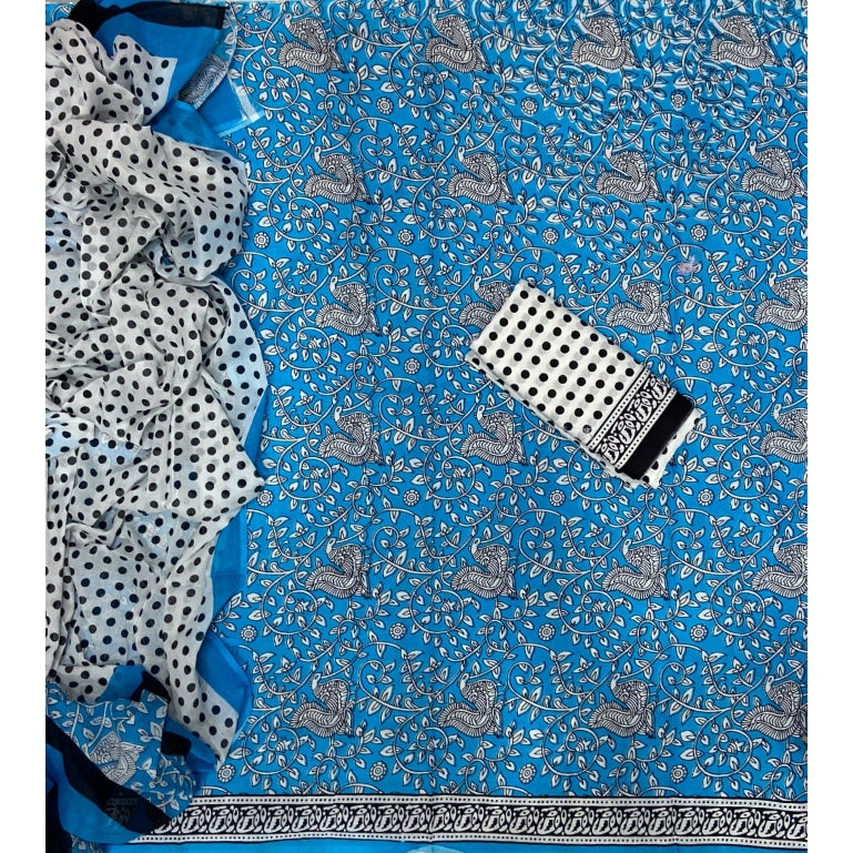 Celestial Pure Cotton Print Suit Set (Luxury Feel)
