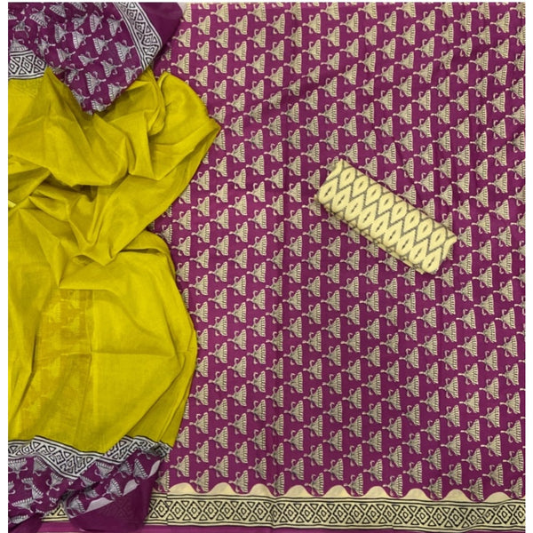 Celestial Pure Cotton Print Suit Set (Luxury Feel)