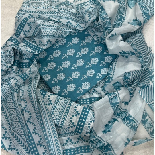 Celestial Pure Cotton Print Suit Set (Luxury Feel)