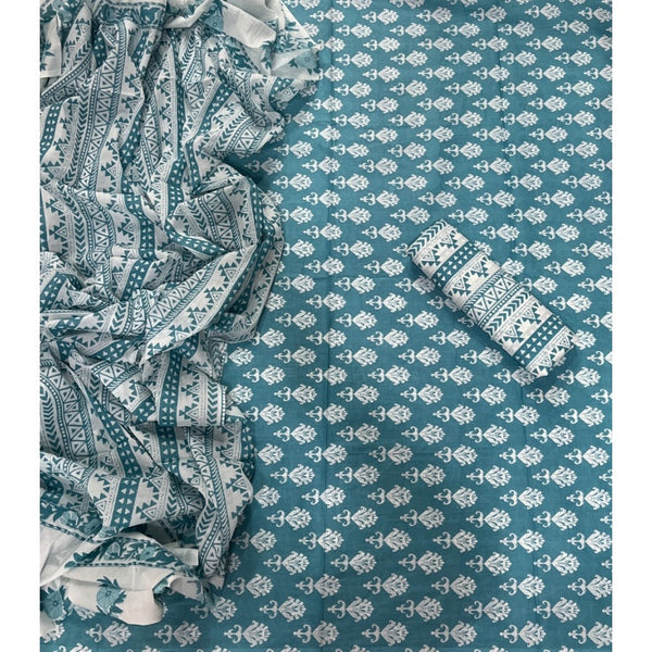 Celestial Pure Cotton Print Suit Set (Luxury Feel)
