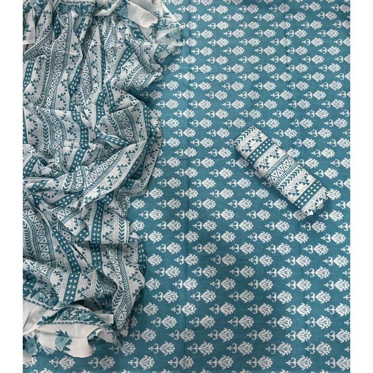 Celestial Pure Cotton Print Suit Set (Luxury Feel)