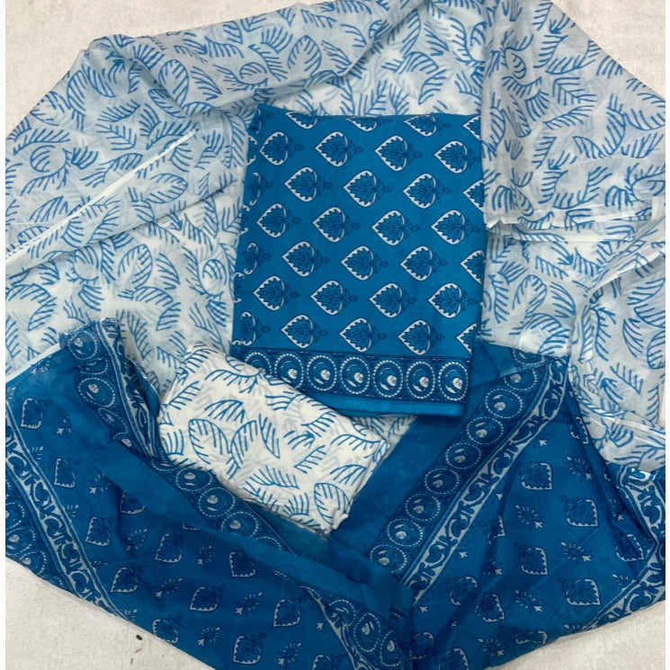 Celestial Pure Cotton Print Suit Set (Luxury Feel)
