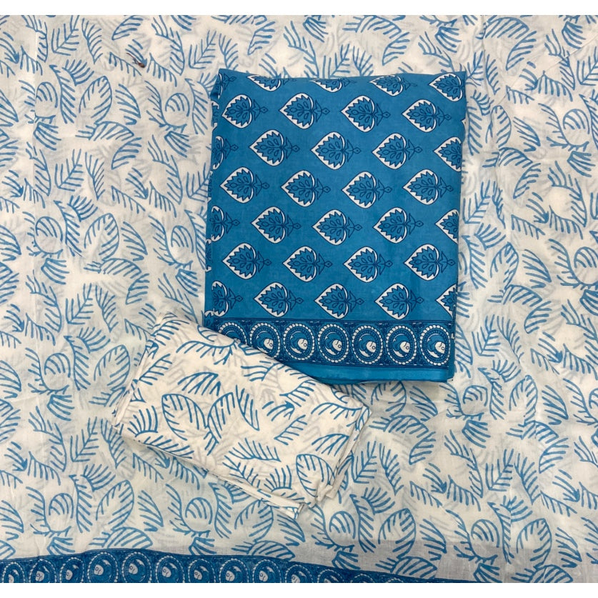 Celestial Pure Cotton Print Suit Set (Luxury Feel)