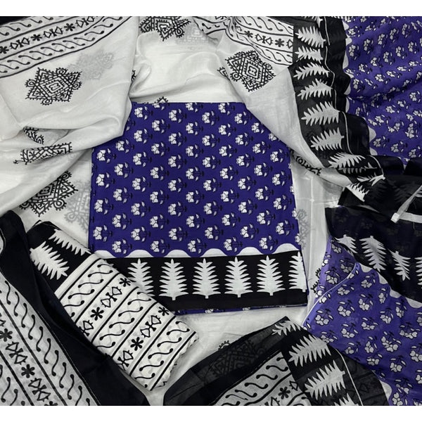Celestial Pure Cotton Print Suit Set (Luxury Feel)