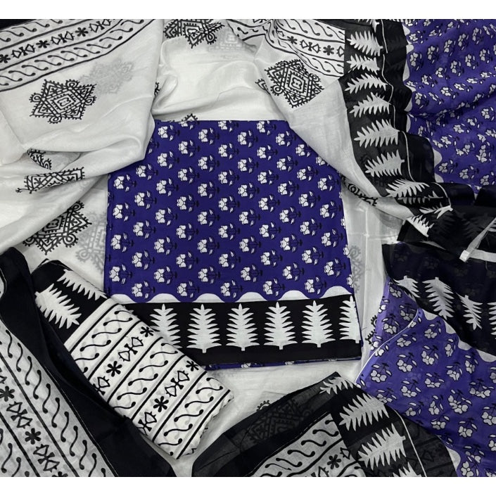 Celestial Pure Cotton Print Suit Set (Luxury Feel)