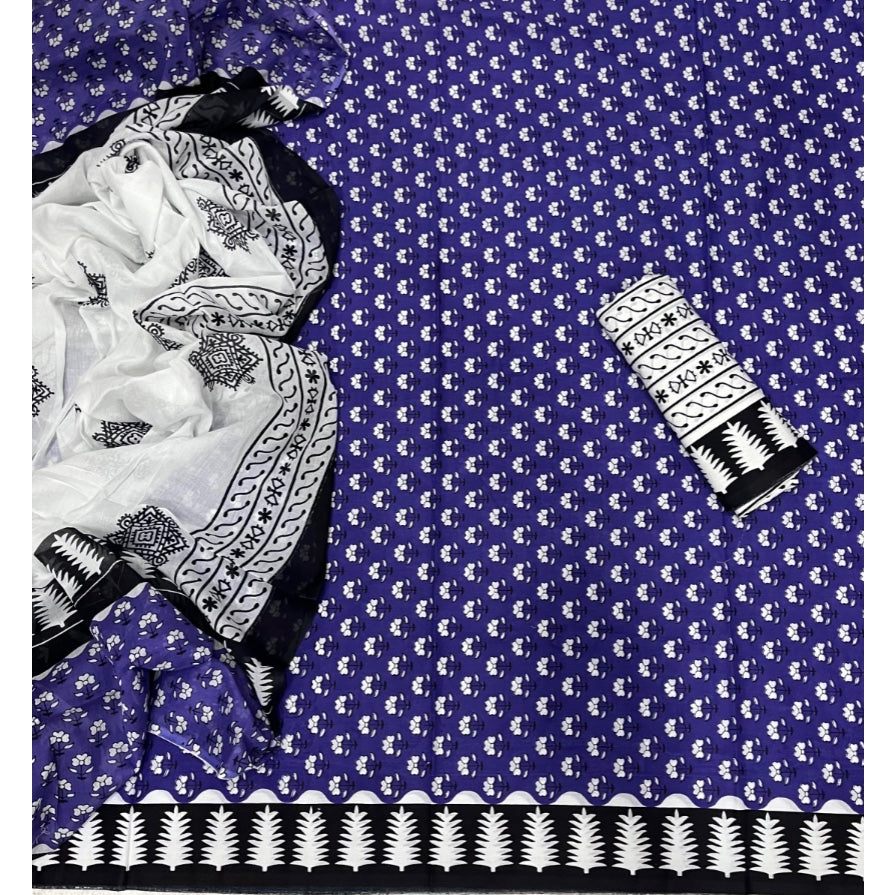 Celestial Pure Cotton Print Suit Set (Luxury Feel)