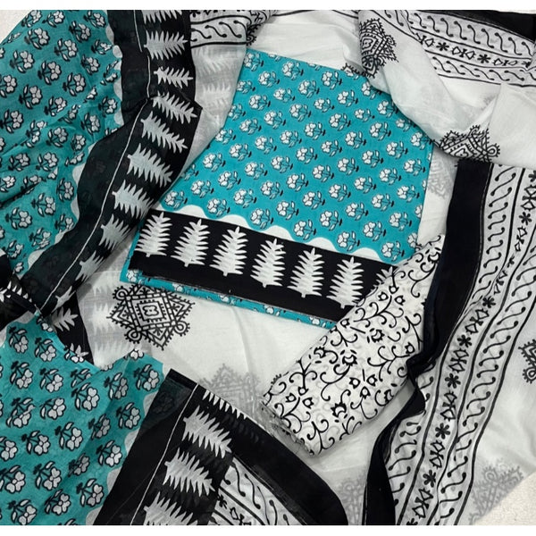 Celestial Pure Cotton Print Suit Set (Luxury Feel)