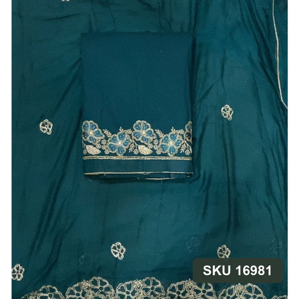 Cotton Silk Embroidery Suit Set