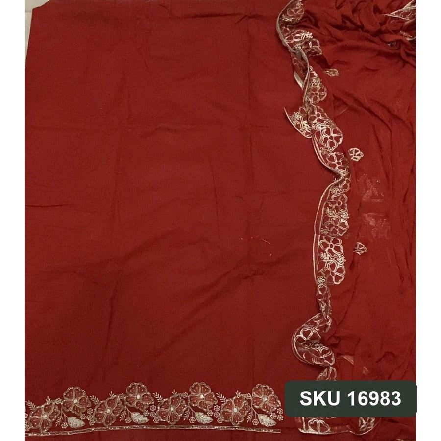 Cotton Silk Embroidery Suit Set