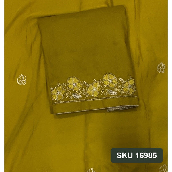Cotton Silk Embroidery Suit Set