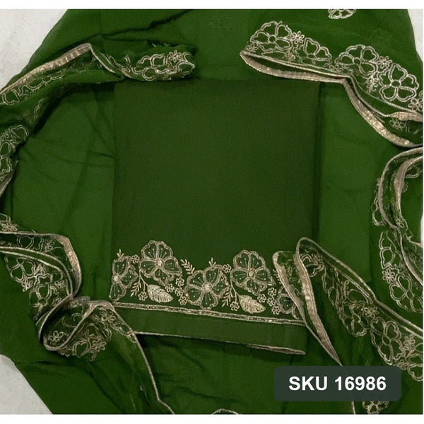 Cotton Silk Embroidery Suit Set