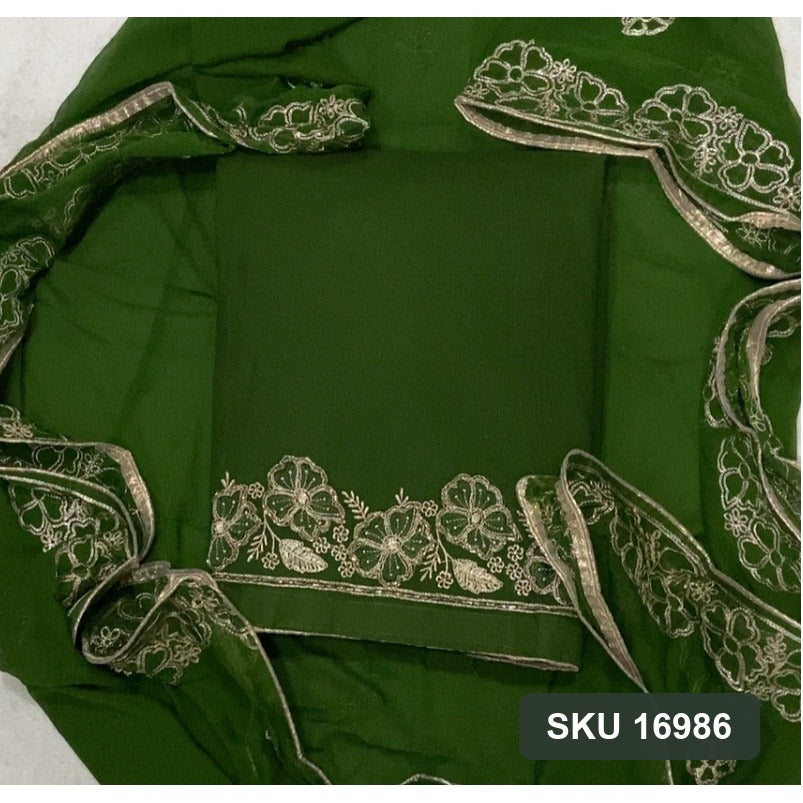 Cotton Silk Embroidery Suit Set