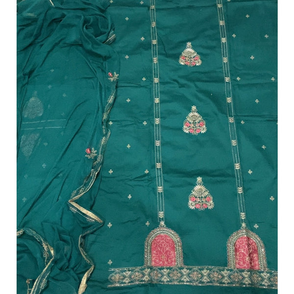 Jaam Silk Embroidery Suit Set