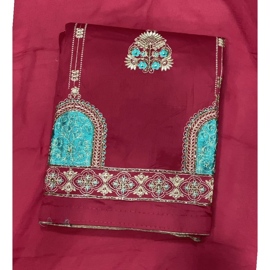 Jaam Silk Embroidery Suit Set