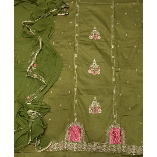 Jaam Silk Embroidery Suit Set