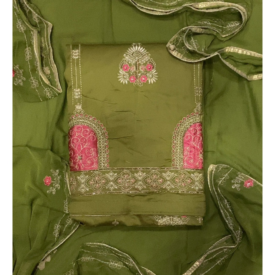Jaam Silk Embroidery Suit Set