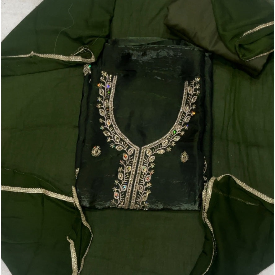 Skylon Silk Embroidery Suit Set