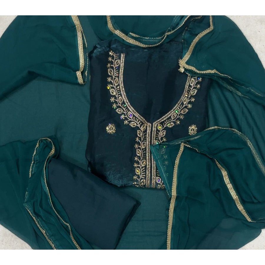 Skylon Silk Embroidery Suit Set