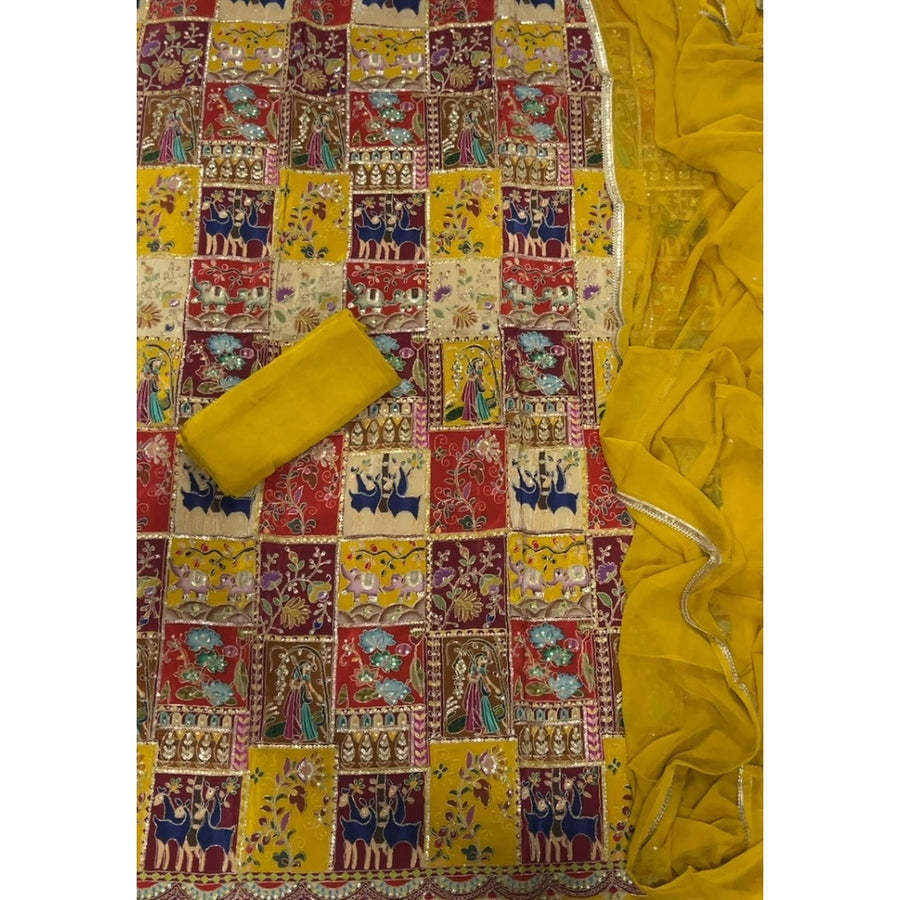 Banarsi Silk Silk Embroidery Suit Set