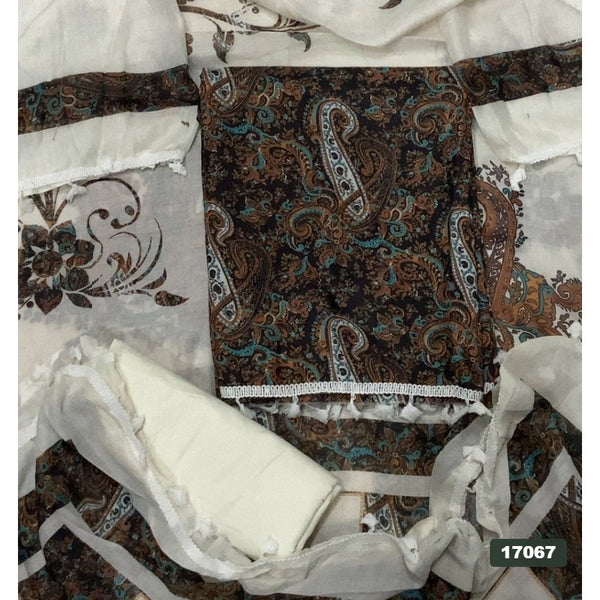 Cotton Silk Embroidery Suit Set