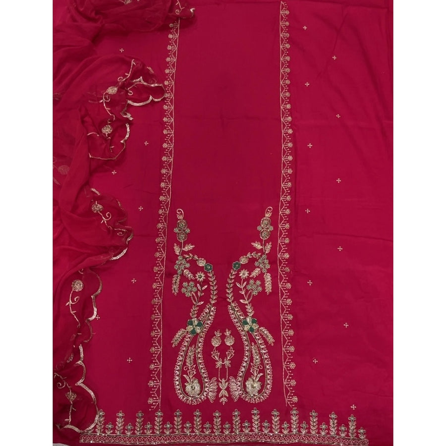 Jaam Silk Embroidery Suit Set