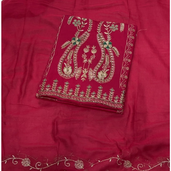 Jaam Silk Embroidery Suit Set