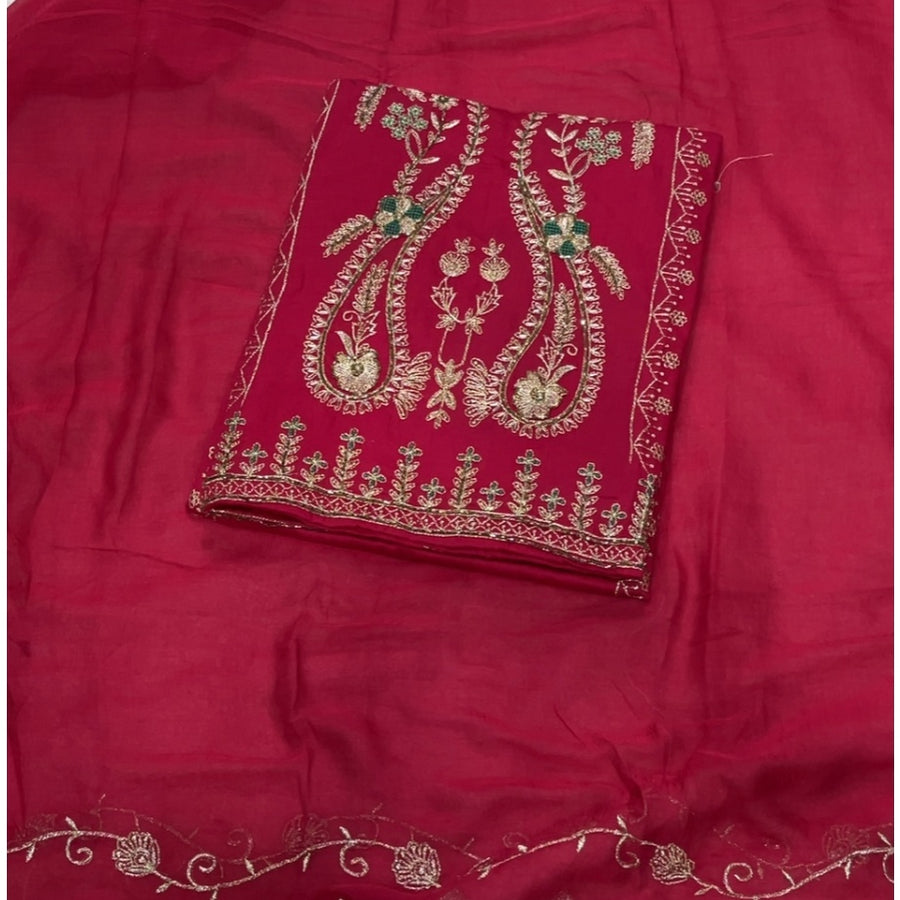 Jaam Silk Embroidery Suit Set