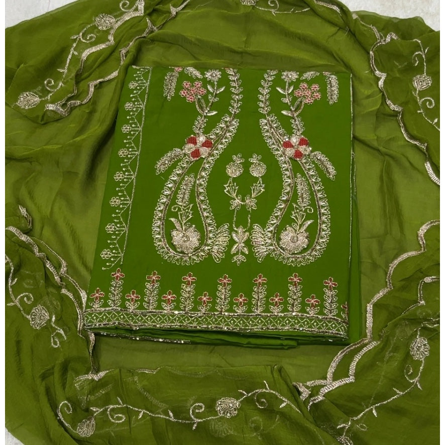 Jaam Silk Embroidery Suit Set